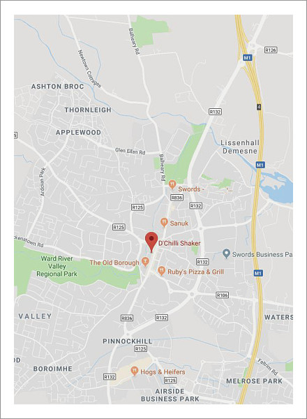 Location Map Swords